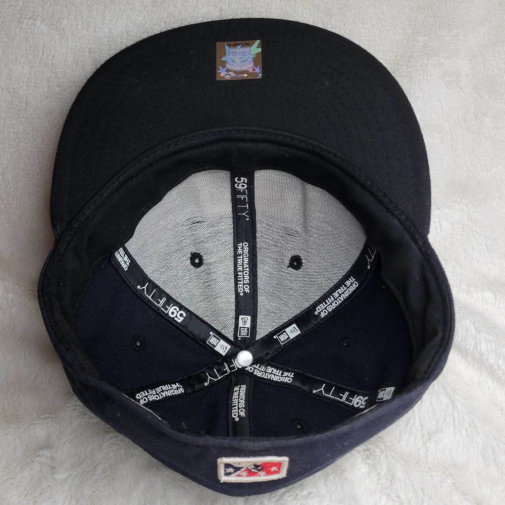 New Era 59FIFTY Toledo Mudhens MiLB Baseball Cap Fitted Hat Triple-A✨️sz 7 - Picture 8 of 16